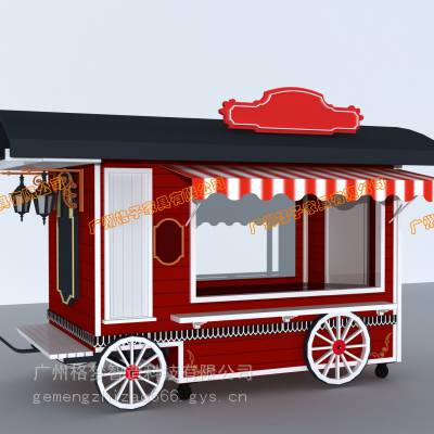 双层巴士餐车 广场网红咖啡车定制火车造型售卖亭 咖啡奶茶小吃车