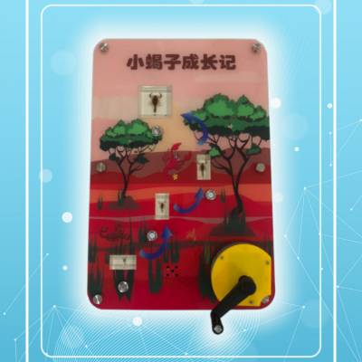 幼儿智慧科普走廊 壁挂科普展品、走廊科普互动展品与方案 小蝎子成长记