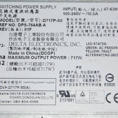 RN442 D717P-S0 DPS-764AB A RCXD0 R610 DELLԴ