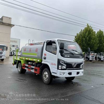 东风多利卡5方洒水车 百色市 工地厂区道路绿化洒水车 5吨洒水车多少钱