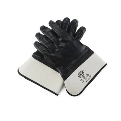 Ansell安思尔48-500重型丁腈涂层手套防油耐热耐酸碱机械防护手套