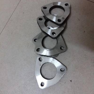 适用于排气管***正三角法兰盘消音器接口盘 51法兰