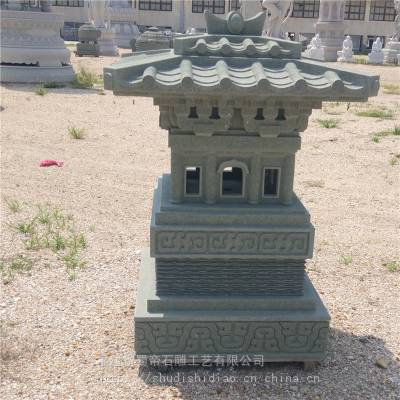 石雕镂空香炉 福建花岗岩石刻青石香炉 寺庙石头雕刻香炉