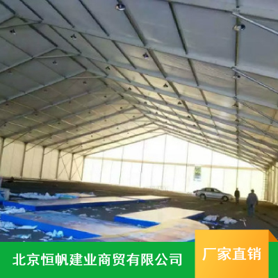 恒帆生产需要搭建小区篷房、房式篷房