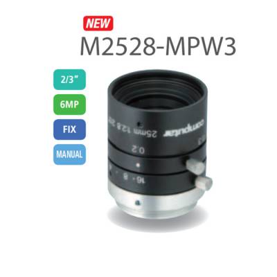 M2528-MPW3 Computar 600万2/3英寸25mm工业镜头 光圈范围F2.8-F16