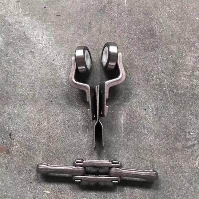 喷涂塑涂装悬挂链滑架空载负载滑架XT模锻轨道轮工字钢吊可定制