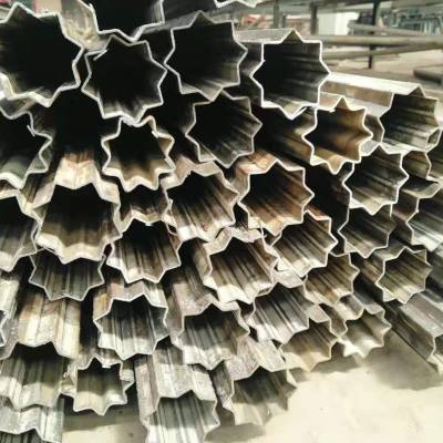 山东聊城生产五瓣梅花形异型钢管_聊城鲁铭生产异型钢管￥加工厂家