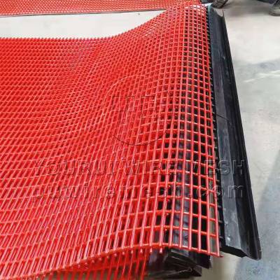 【聚氨酯筛网 牛筋筛网 振动筛配件 筛选矿石 加工定做】价格_厂家