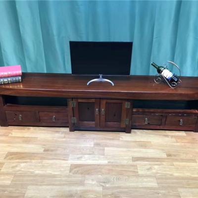 恒兴老船木电视柜_正宗百年老船木电视柜