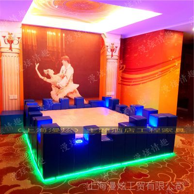 创意主题酒店情侣电动床情趣圆形水床夫妻震动床多功能合欢电动床上海漫炫