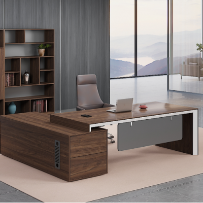 m1d3024大班台办公室班台经理班台简约时尚大容量储物班台