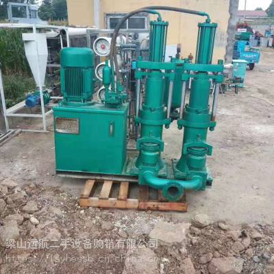 二手200油压陶瓷柱塞浆料泵,二手140油压泥浆柱塞泵