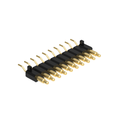 254mmpogopin弹簧针h40单排90度smt帯柱