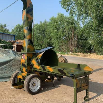 大型铡草机 虎头王高喷式铡草粉碎机 牛羊养殖饲料铡草揉丝机