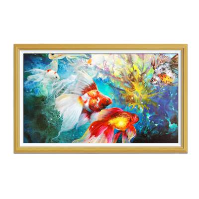 seeges 32寸画框广告机 全高清FHD16:9显示屏 原木色/深木色/咖啡色