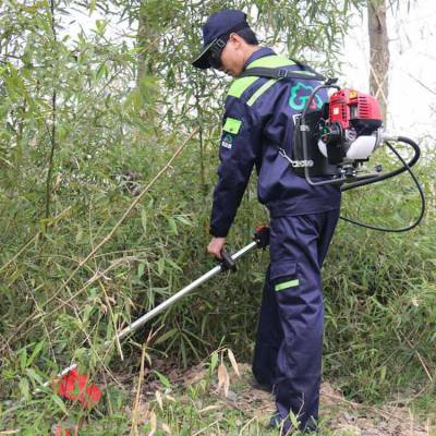 背负式小型割草机 药材地松土除草机 多功能汽油锄地机