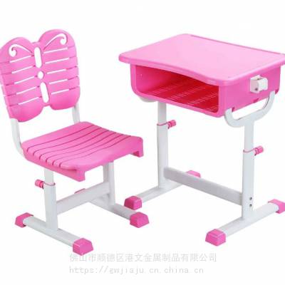 佛山市港文家具小学生学习桌椅，课桌椅厂家直销