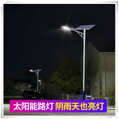 鹤壁户外太阳能路灯 LED锂电池路灯一体化 8米10米双头单头路灯