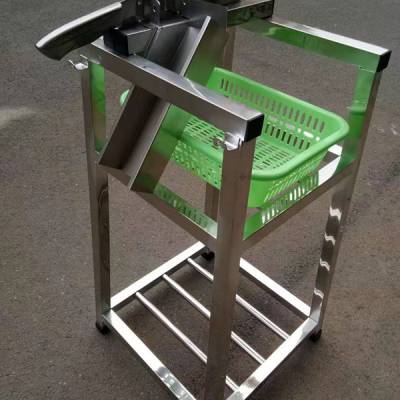 甘蔗切节机不锈钢商用削皮刀甘蔗铡刀加厚型多功能削皮机架子