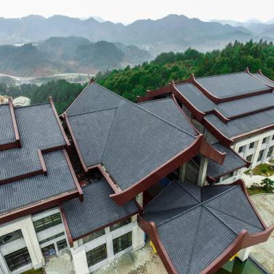 复古瓦 青筒瓦 仿古四合院瓦 瓦安装图片