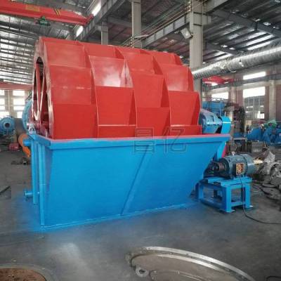 XSD3000轮斗式洗沙机 砂石生产线自动水轮洗砂机 风火轮式