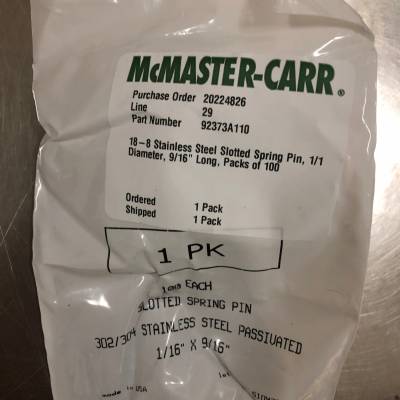 维克托供应美国MCMASTER-CARR 销钉 92373A110