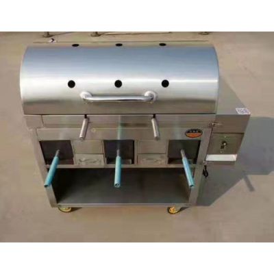 自制烤羊腿的炉子承德烤羊腿炉子博兴绿创查看