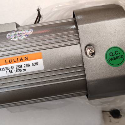 LULIAN电机 61K250GU-SF 250W 220V 50HZ 三相变频调速减速机齿轮箱