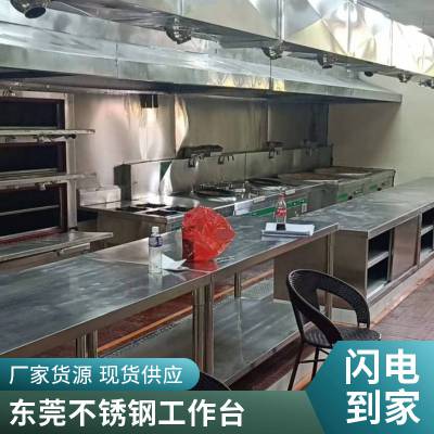 广州厨房后厨设计 镀锌板排烟罩 白铁皮油烟管道