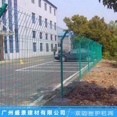 绿色铁丝网 双边丝护栏网鱼塘围栏网 公路隔离网防护网定做