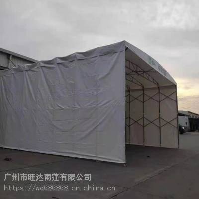 上海宝山区定制推拉雨棚布活动折叠工厂帐篷遮阳帆布篷折叠收缩蓬活动雨棚