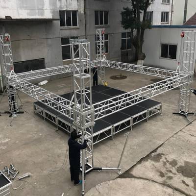 【背景桁架 展示架 舞台雷亚架 灯光架】价格_厂家-中国供应商