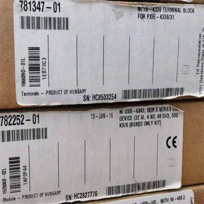 出售回收美国NI TB-4330接线端子 NI USB-6343数据采集卡