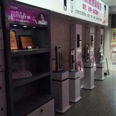 陕西渭南SID超人电子锁展示台批发价格 凯迪仕样品锁柜
