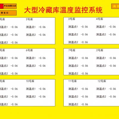 冷藏库温度记录系统 冷冻库测温传感器 冷库无线测温系统