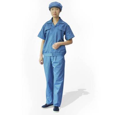 品牌服厂家 涤棉工衣短袖 夏季劳保服汽修服 装修工服车间工厂防护服