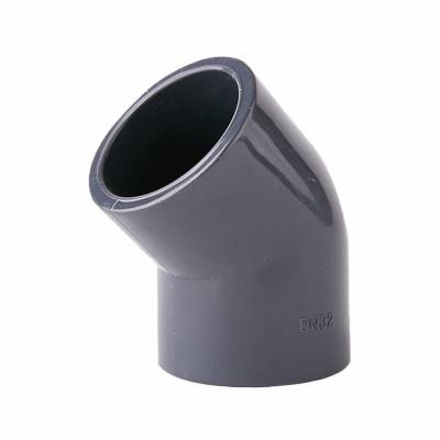深圳南艺管业 工业级UPVC45度弯头 PVC-U化工管45度弯头 给水135度直角弯头配件 厂家直销