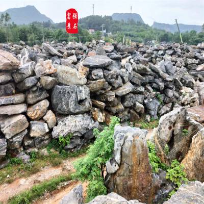 四川白太湖石厂家 自然景观窟窿石 假山造景驳岸吨位石