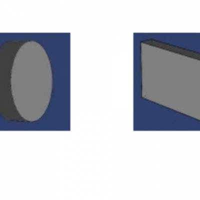 IR抛光CZ级(Si)硅窗片 1.2-15um (10.0×2mm 窗口片)