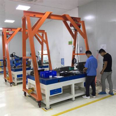 简易龙门吊批发 理顿生产 小型车间用龙门吊移动龙门架起重机