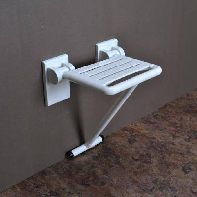 联升LS-032T卫生间浴室折叠淋浴凳老年人孕妇洗澡椅尼龙不锈钢材质防滑