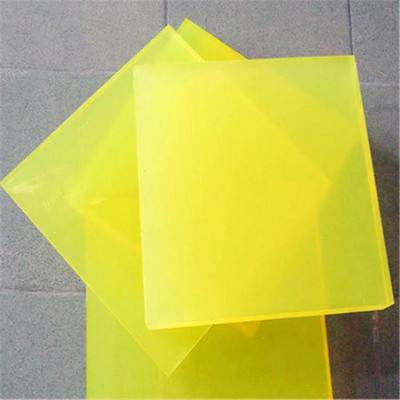聚氨酯橡胶板黄色透明PU板 聚氨酯垫板 聚氨酯减震垫