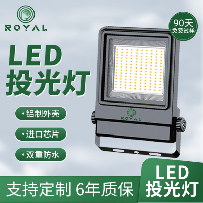 荣亚LED户外防水广告牌高杆100W150W投光泛光灯灯具