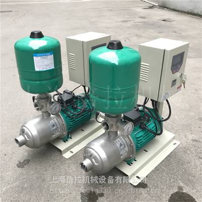 一控二变频泵组威乐水泵MHI204-1/10/E/3-380-50-2-B-BSR不锈钢