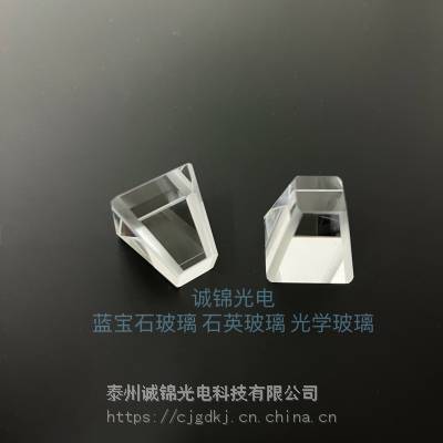 蓝宝石玻璃导光块镀膜导光锥808nm导光锥激光脱鼻毛导光晶体