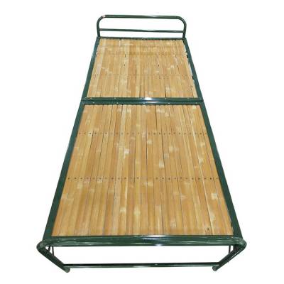 木质简易折叠床应急救灾折叠竹板床抗洪防汛救援木板床