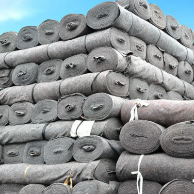 西安有卖工程土工布 土工膜 毛棉毡 混凝土保温棉 黑心棉