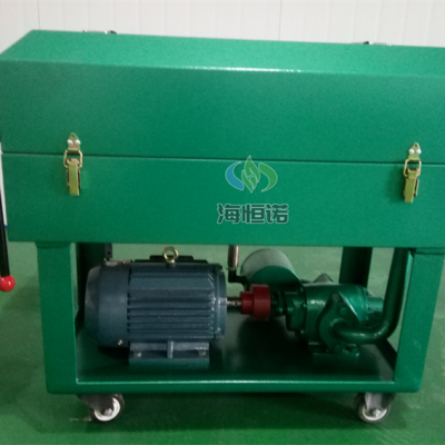 板式滤油器 LY-50 高精度滤油机 移动式滤油小车 海恒诺净化
