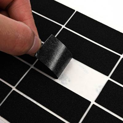 自粘黑色圆形防火防滑泡沫防震eva垫片 白色背胶海绵泡棉密封垫圈