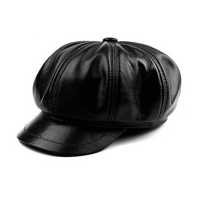 男生八角帽来料加工金森帽子牛仔手工蓝色印花夏季秋冬